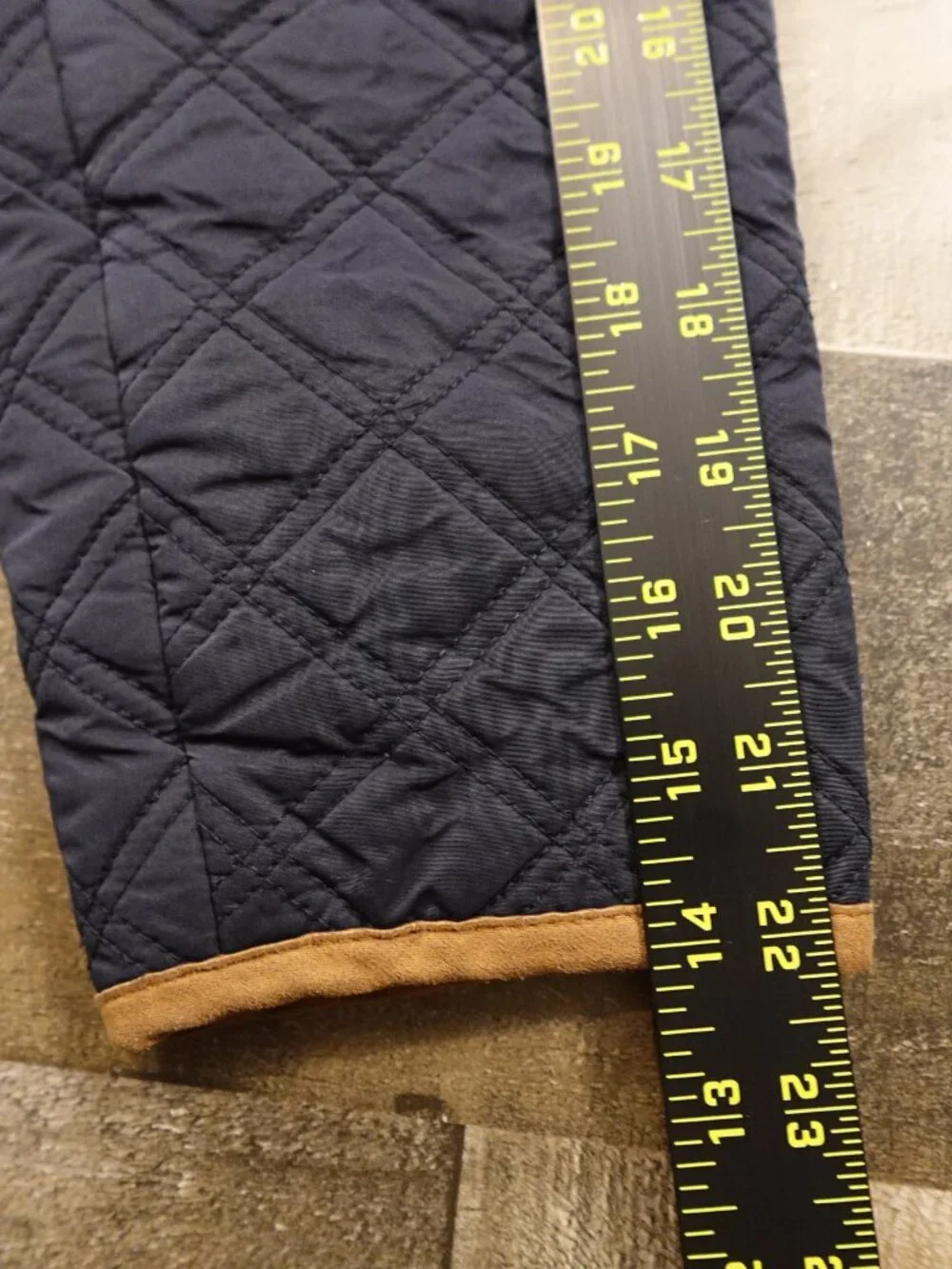 Orvis Quilted Hooded Jacket Women’s Large Navy Insulated Outdoor - Picture 7 of 13